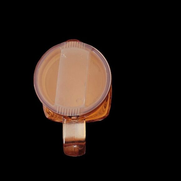 Amber Diamond Cut Juice Pitcher - Picture 6 of 10